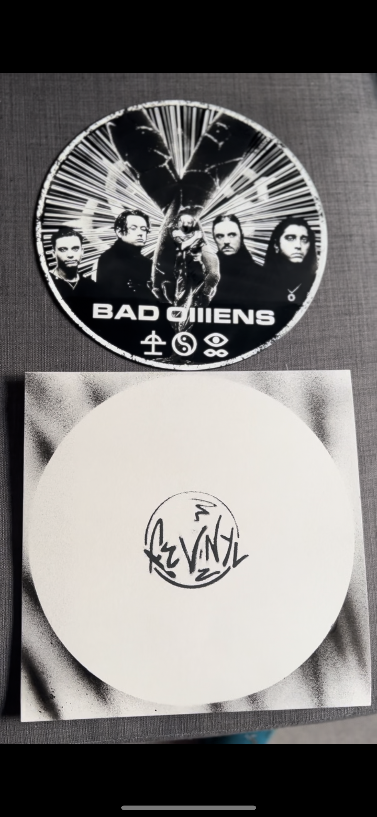 Bad Omens - Upcycled Art